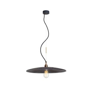 Lotna - concrete lamp with brass elements